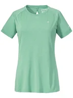 Koszulki sportowe damskie - Schöffel Koszulka funkcyjna "Boise2" w kolorze zielonym - miniaturka - grafika 1