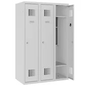 Meble do szkół i przedszkoli - Szafka z półką na książki i miejscem na plecak dla uczniów podstawówki MSUM 330 S - miniaturka - grafika 1