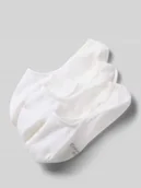 Skarpetki damskie - Skarpety z wyhaftowanym logo w zestawie 3 szt. model ‘Footie’ - miniaturka - grafika 1