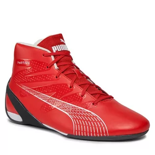 Półbuty męskie - Sneakersy Puma Scuderia Ferrari Carbon Cat Mid 307545 02 Czerwony - grafika 1