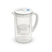 Dzbanki filtrujące - Szklany Dzbanek Filtrujący Dafi PRISMA LED Biały Wkład Unimax - miniaturka - grafika 1