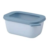 Miski i półmiski - Mepal Mepal Cirqula Oblong Nordic Blue 0,75 L Niebieska Miska Kuchenna Plastikowa Z Pokrywką - miniaturka - grafika 1