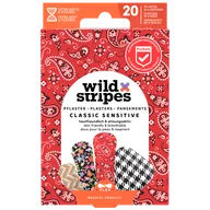Apteczki i materiały opatrunkowe - Wild Stripes Classic Sensitive, plastry, Fashion, 20 sztuk USZKODZONE OPAKOWANIE - miniaturka - grafika 1