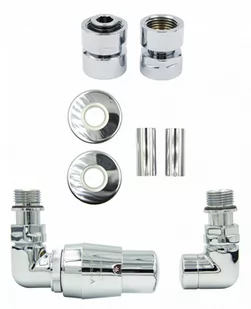 Zawór termostatyczny trójosiowy Vision chrom lewy GW1/2 All in One - Zawory i kraniki Zawór termostatyczny trójosiowy Vision chrom lewy GW1/2 All in One - Zawory i kraniki - miniaturka - grafika 1