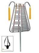 Instrumenty perkusyjne - Lira marszowa 27 dźwięków F-G BLY-27 - miniaturka - grafika 1