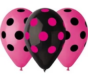 Balony i akcesoria - Gemar Balloons Balony 12", "Grochy Hen Night", 5 szt GS110/P157HN - miniaturka - grafika 1