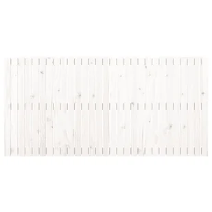 Wezgłowie łóżka, białe, 185x3x90 cm, lite drewno sosnowe Lumarko! - Inne meble do sypialni - miniaturka - grafika 5