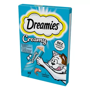 DREAMIES Creamy Przysmak dla kota z łososiem 40g - Przysmaki dla kotów - miniaturka - grafika 1