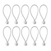 Wyposażenie gospodarstwa rolnego - Gumy z kulką do mocowania plandek białe, 10 szt. - miniaturka - grafika 1