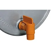 Pozostałe wyposażenie warsztatu - PARTNER B2B Plastikowy kurek spustowy do beczki z olejem, kwasami, 2" biały VO1008 - miniaturka - grafika 1