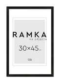 Ramki na zdjęcia - Ramka na zdjęcia 30x45 cm Czarna - miniaturka - grafika 1