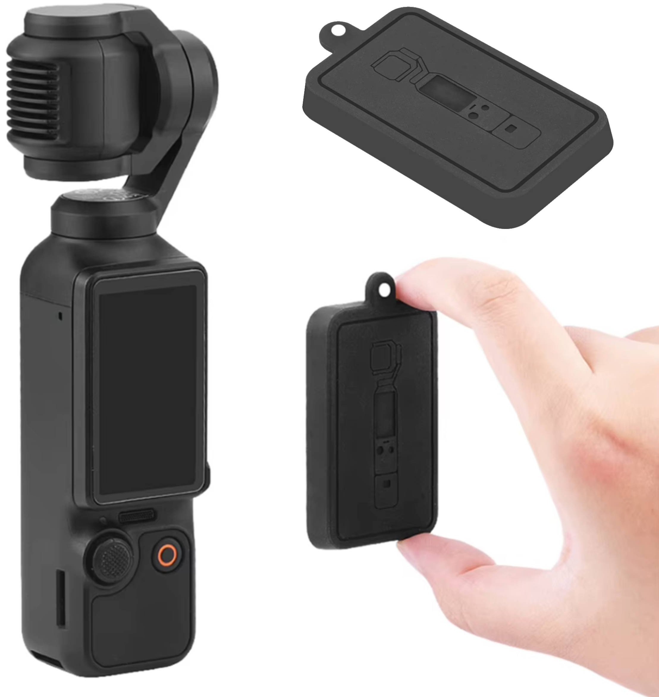SILIKONOWA OSŁONA OCHRONNA ETUI ZABEZPIECZENIE NA EKRAN DO DJI OSMO POCKET 3