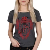 Koszulki i topy damskie - Ciemnoszary t-shirt damski GRYFFINDOR Harry Potter S - miniaturka - grafika 1