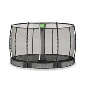 Trampoliny - Exit Trampolina naziemna Allure Premium ø366cm czarna - miniaturka - grafika 1