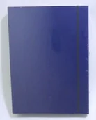 Szkolne artykuły papiernicze - Tadeo Trading Teczka na gumkę A4 Lux Ciemnoniebieska - miniaturka - grafika 1