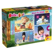 Puzzle - Lisciani Giochi 86085 Masha Maxifloor 24- Fantastico puzzle dla dzieci, wielokolorowe 86085 - miniaturka - grafika 1