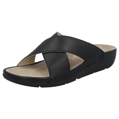 Berkemann Damskie kapcie Vania, czarny metal, 37.5 EU