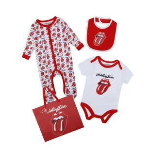 Komplet Dziecięcy Amplified The Rolling Stones Set Baby-3-6 MIESIĘCY - Body dla niemowląt - miniaturka - grafika 1