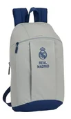 Plecaki - Mini Plecak Safta Real Madryt Stone, 220x100x390 mm, Szary/Granatowy - miniaturka - grafika 1