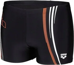 Spodenki Kąpielowe Kąpielówki Bokserki Szorty Arena Graphic Czarne R. S - Spodenki damskie - miniaturka - grafika 1