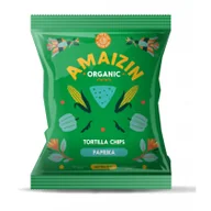 Chipsy - AMAIZIN (napoje kokosowe, tortilla, chipsy, inne) CHIPSY KUKURYDZIANE O SMAKU PAPRYKOWYM BEZGLUTENOWE BIO 75 g - AMAIZIN BP-8718976009584 - miniaturka - grafika 1
