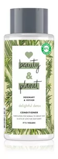 Love Beauty and Planet Love Beauty and Planet Rosemary & Vetiver oczyszczająca odżywka do włosów normalnych i przetłuszczających się 400ml - Odżywki do włosów - miniaturka - grafika 1