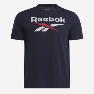 Koszulka męska bawełniana Reebok Identity Big 100071176 S Granatowa (4066763461102) - Koszulki męskie - miniaturka - grafika 1