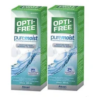 Płyny do soczewek kontaktowych - Opti Free Pure Moist x 2 - miniaturka - grafika 1