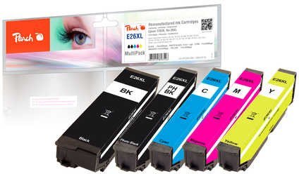 Tusz Peach Patrone Peach Epson Nr. 26XL T2636 MultiPack Retail Comp. - PI200-285