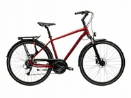 Rowery - Rower trekkingowy KROSS TRANS 4.0 rozmiar M Czerwony - miniaturka - grafika 1