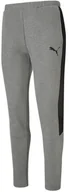 Spodnie męskie - Spodnie dresowe męskie Puma Evostripe Core r.XL Modne Szare Dresy Slim Fit - miniaturka - grafika 1