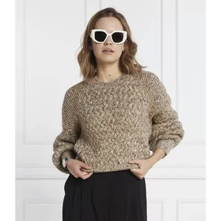 Swetry damskie - BOSS Sweter Forenza | Regular Fit | z dodatkiem wełny - grafika 1