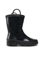Buty dla dziewczynek - Regatta Kalosze Minnow RKF451 Czarny - miniaturka - grafika 1
