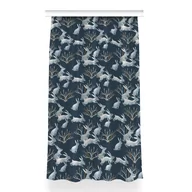 Zasłony - Zasłona przelotki Białe Króliki do salonu 150x260, Fabricsy - miniaturka - grafika 1