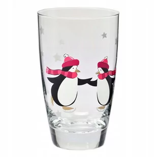 Szklanki DECO Pingwinki KROSNO 2x 450ml dla dzieci - Szklanki - miniaturka - grafika 1