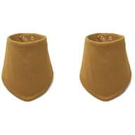 Śliniaki i fartuszki - Liewood - Trójkątny Śliniak Z Dzianiny Dżersejowej Anette 2-Pak - Golden Caramel - miniaturka - grafika 1