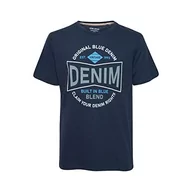 Koszulki męskie - Blend Męski T-shirt T-shirt, 194024 / Dress Blues, XXL, 194024/Dress Blues, XXL - miniaturka - grafika 1