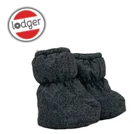 Buty dla dziewczynek - Lodger, Wodoodporne Zimowe Buciki Niechodki, Grafitowe, Taslon Pigeon - miniaturka - grafika 1