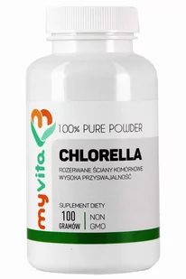 MyVita PRONESS Chlorella Proszek 100g - Suplementy naturalne - miniaturka - grafika 1