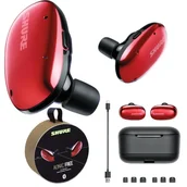 Słuchawki - Shure AONIC FREE czerwone - miniaturka - grafika 1