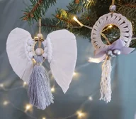 Ozdoby bożonarodzeniowe - Ozdoby na choinkę 6 szt. - srebrny - miniaturka - grafika 1