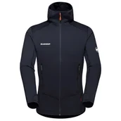 Bluzy sportowe męskie - Męska bluza Mammut Taiss Light ML Hooded Jacket Men Rozmiar: XXL / Kolor: ciemnoniebieski - miniaturka - grafika 1
