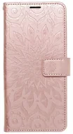 Etui i futerały do telefonów - Kabura MEZZO Book do XIAOMI Redmi Note 14 PRO 4G mandala złoty róż - miniaturka - grafika 1