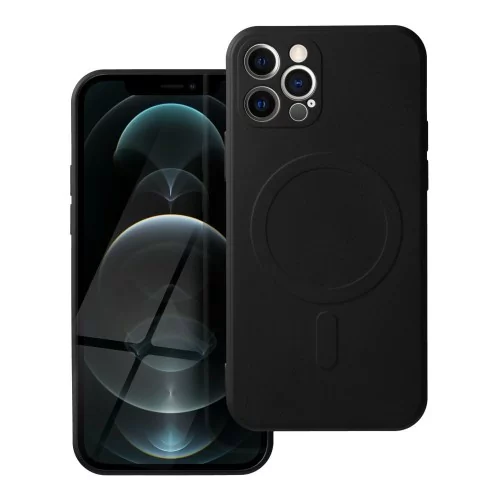 OEM Futerał Silicone Mag Cover Do Iphone 12 Pro Max Czarny