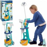 Zabawki AGD - Ecoiffier Wózek Do Sprzątania z Akcesoriami 8 el. - miniaturka - grafika 1