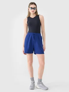 4F Spodenki dresowe damskie 4FWSS25TSHOF529-30S Niebieski Roz. XXL - Spodenki damskie - miniaturka - grafika 1