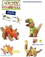 Klocki - Klocki Konstrukcyjne Dinozaury Zestaw - miniaturka - grafika 1