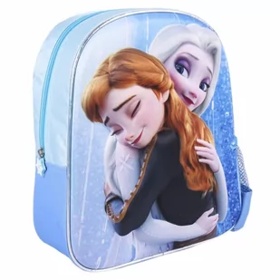 Plecak dziecięcy 3D Ana i Elza Frozen, jasnoniebieski - Plecaki szkolne i tornistry - miniaturka - grafika 1