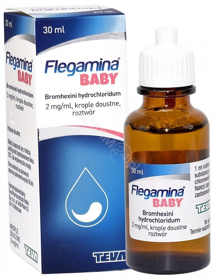 TEVA Flegamina Baby 2 mg/1ml krople 30 ml | DARMOWA DOSTAWA OD 199 PLN!