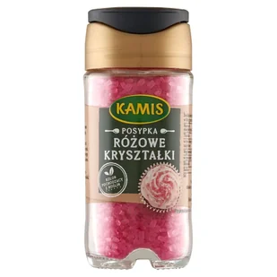 Kamis Posypka Różowe Kryształki 73G - Cukier i słodziki - miniaturka - grafika 1